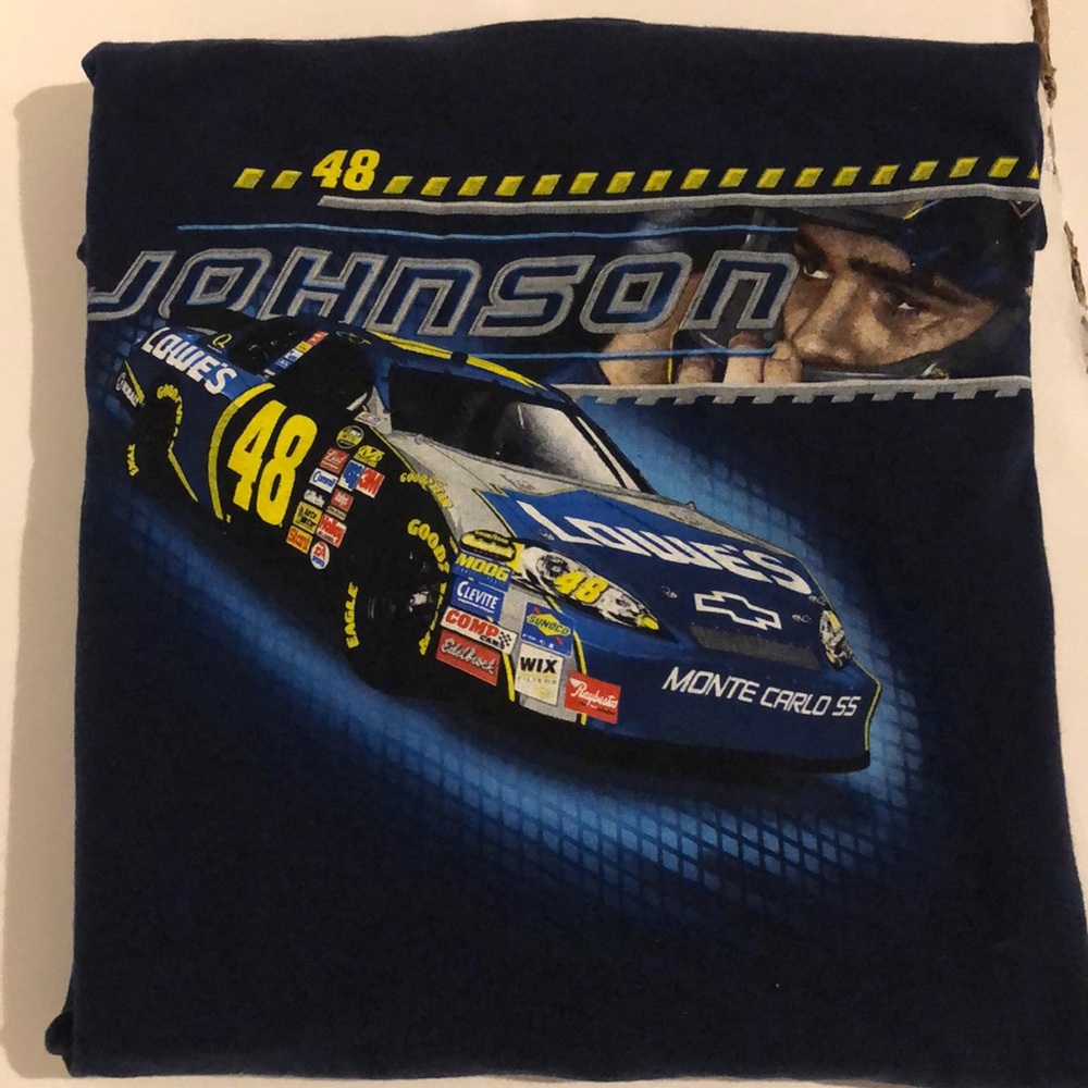 Jimmy Johnson nascar t shirt